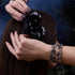 Spinnentier-Achat | Silber | Edelstein-Wrap